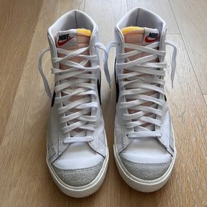 Nike Blazer Mid (white/black colorway, US 9)
